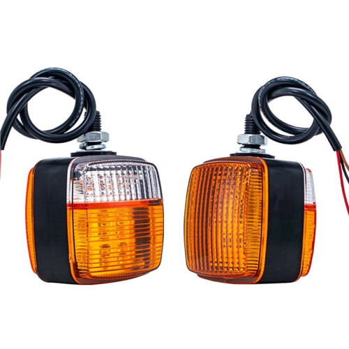 8X Forklift Turning Light LED Double-Sided Small Light 12V Square Turning Front Light Parking Light Reversing Light 1