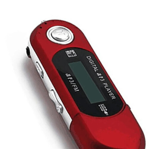4X  MP3 Player USB 2.0 Small Flash Drive Multilanguage LCD Music Player with 3.5mm Audio Jack Automatic Shutdown(C)