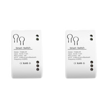2X Tuya  Wifi Schakelmodule AC/DC7-32V RF 433 Radio Afstandsbediening 1/2 Kanalen Inching Relais voor Alexa  Home