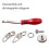 2X Car Windshield Locking Strip Tool Three-Port Core Sealing Strip Core Installation Tool Seal Strip Mould Locking 5