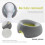 2X Face Down Pillow Massage Pillow for Bed Headrest Prone Down Sleeping,BBL Pillow After Surgery Post Eye Surgery 5