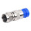 500PCS RG6 Compression Connectors Coaxial Cable Connection F Compression Connector RG6 Coaxial Compression Tool 7