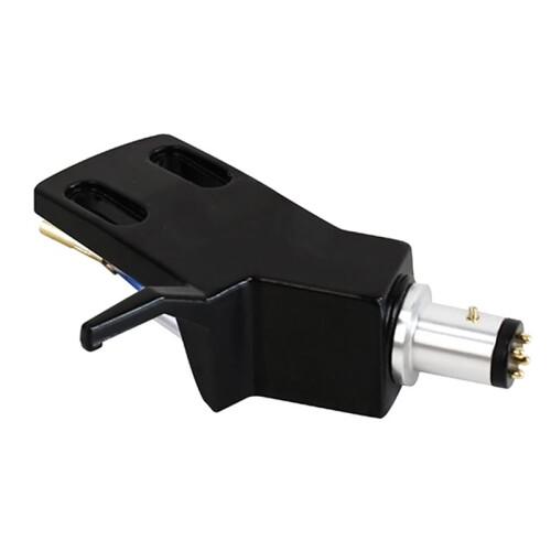 10X Tornable Headshell Liga de Alumínio Headshell Record Turntable Needle Replacement Phono Stylus Cartridges Rack Black