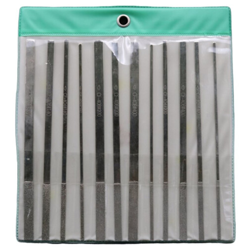 Lima de Aguja para 48 Piezas de 180 mm Taper Diamond File CF-400 Die Sinker 2