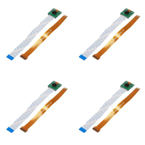 4X Caméra de Module de Caméra Vidéo 5MP pour Raspberry Pi Zero W / Zero / Raspberry Pi 3 Modèle B / 4B 1