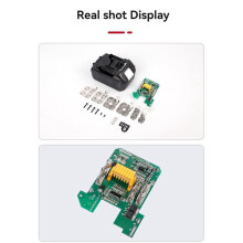 5X Li-Ion Battery Case Lithium Battery Protective Board for 10-Cell Battery Tool Battery Case Kit