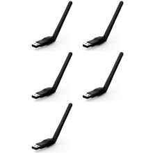 5X NIC Receiver Driver-Free USB Wireless Wifi All-in-One NIC Receiver PC Laptop Wifi External Transmitter