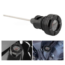 Motorcycle Oil Dipstick Oil Temperature Dipstick for Softail Slim FLDE Breakout Sport Glide 2018-2024 Black