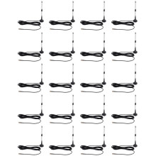 20X 433Mhz 5Dbi Antenna GSM Antenna SMa Male Connector Magnetic Base for Ham Radio,with 3 Meters Cable