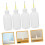 30pcs Pottery Applicator Bottles Precision Tip Plastic Squeeze Bottles for Glaze Paint and DIY for Accurate Application 9