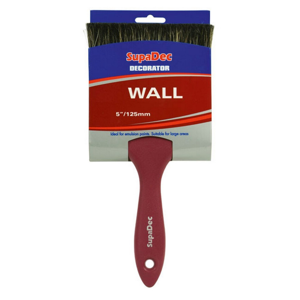 (12.5Cm, Red) Supadec Decorator Wall Brush 5059444236495