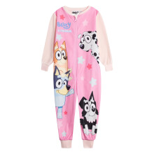 (3-4 Years, Pink) Bluey Girls Bluey & Bingo All-In-One Nightwear