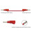40Pcs Multi-Meter Test Leads Cable Jumper Wire  Security 4mm Banana Plug Retractable Test Tool Red Black 6