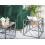 Beliani Side Table ORLAND Glass Silver 2
