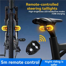 4X Bicycle USB Turn Signals Rechargeable Turn Signals Detachable Mountain Bike Night Riding Lights