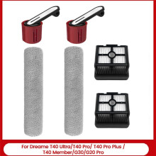 6 Brosses Rotatives et Filtres HEPA pour Aspirateurs pour T40 Ultra/T40 Pro/T40 Pro /T40 Member/G30/G20 Pro