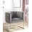 Beliani Armchair LARVIK Velvet Grey 2
