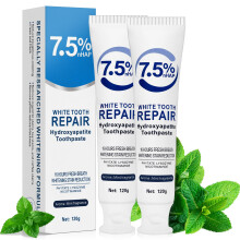 Nano Hydroxyapatit Tandkräm 7.5% (Fluorfri), Remineraliserande & Emaljskydd, Rekommenderad av Tandläkare för Känsliga Tänder