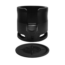 IKAPE Adjustable Portafilter Holder Tamping Espresso Tamping Station with Non-Slip Silicone Base Coffee Accessories 58MM