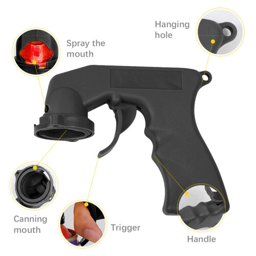Easy-Fit Aerosol Gun with Locking Collar