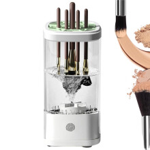 Electric Makeup Brush Cleaner Machine, 2025 Automatic Makeup Brush Washer & Holder