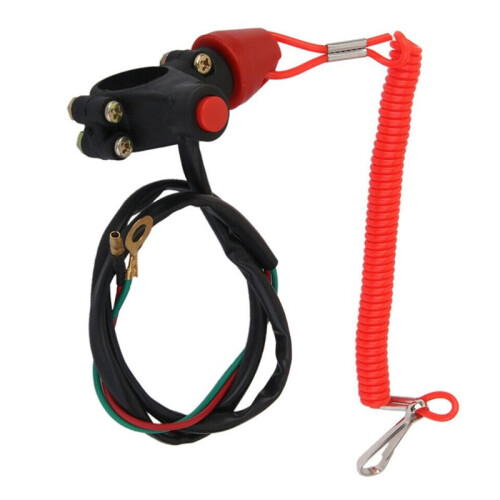 10X Emergency Stop  Tether Lanyard Emergency Kill Stop Engine  Push Button 1
