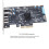 PCI-E to Type-C Expansion Card PCIE to Type-Cx3+Type-Ax2+Type-E+19P IDC 10Gbps USB3.2 GEN2 for Desktop Win7/8/10/11 6