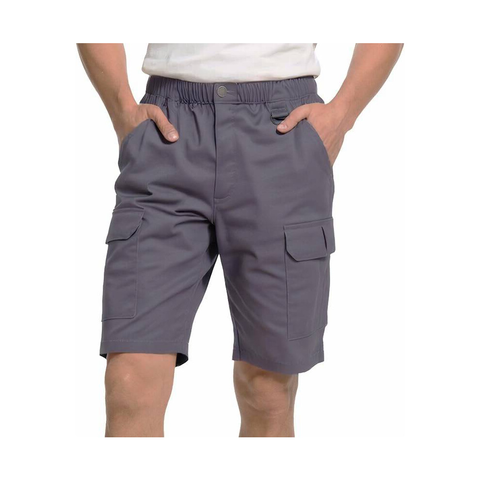 Work Idea MenâS Short Work Shorts, Mechanic Shorts, Grey 3XL Â Mens Work Shorts, Xl Work Shorts, Workwear, Grey Work Shorts 5902362828528