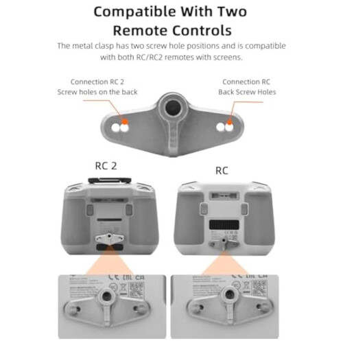 Support de Vélo Compatible avec le Support de Serrage de Vélo Télécommandé  4 Pro/ Air 3 RC2/RC, Accessoires de Support de Vélo 1