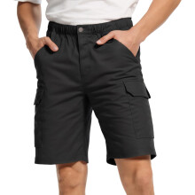Herren Cargo-Shorts Arbeitsberufs Premium Casual Stilvoll Sommer Schwarz L — herrencargo shorts, arbeits shorts, schwarze cargo shorts, größe l