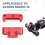 RC Car Upgrade Front Arm Code Kit for  244016 LOSI Micro-B 1/24 RC Car Accessories 3