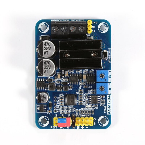 ASMF-04 Single Channel Module High Torque 500Nm Controller Servo DIY 12V to 24V Current Limit 10A Module 1