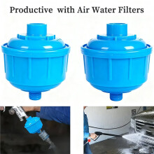 5 -Luft-Wassertropffilter mit Standard 1/4 Zoll Gewinden - Entfernt Effektiv Feuchtigkeit, Bevor Sie die Sprühwerkzeuge Erreicht