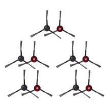 10 Escovas Laterais para Robô para para Deebot T8 / T8 Max / T8 AIVI / T9+ / N8 Pro / N10