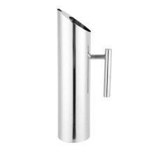 Stainless Steel Beverage Pot 2L Cold Water Kettle with Ice Guard Comfortable Handle Juice Jug for Home Bar