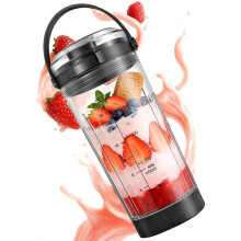 Blender Cup,18oz Blending Vessel with Sip & Seal Lid for Blast Portable Blender BC100 Series & BC151 Series Black