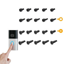 Pack of 20,Spare Screws for Ring Doorbell,it Screw Replacement Set, Compatible with Ring Doorbell 2nd Generation, ring doorbell screws.