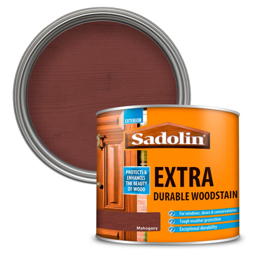 Sadolin Sadolin Extra Durable Woodstain Mahogany 0.5 L