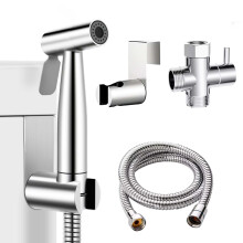 WEIDMAX Handheld Bidet Douche Shower Spray for Toilet, Stainless Steel Bidet Shattaf Sprayer Kit Bathroom Cloth Diaper Washer Shower Head for Persona