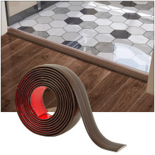 Art3d Self Adhesive Vinyl Floor Transition Strip, Laminate Floor Strip Floor Flat Divider Strip for Joining Floor Gaps, Carpet Threshold Transition,