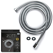 ZOTTI Shower Hose 2m – Stainless Steel Replacement Shower Hose – Leakproof and Anti-Kink – Universal Standard Fitting – High Pressure Resistan