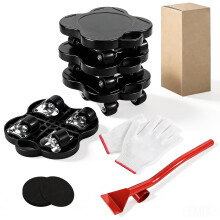 Gyism Furniture Movers 400KG Capacity for Heavy Items with 4 Wheels, Furniture Sliders Moving Wheels Set for Moving Equipment Heavy Appliance Refrige