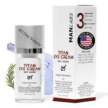 Crème Contour des Yeux Anti-Age Titan Man Labs - Traitement Contre les Cernes et Poches