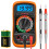 ULTRICS Digital Multimeter, Voltmeter Ammeter Ohmmeter Circuit Checker with Backlight LCD Test Leads, Portable Multi Tester Measures OHM AC DC Voltag 1