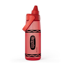 CamelBak Crayola Chug Water Bottle for Daily Hydration, Tritan Renewed Design with Chug Lid, 700g, Cherry Red