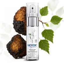 Nordic Organic Birch Sap Face Mist - COSMOS Certifierad Formulär med Hyaluronsyra & Chaga Svamp, Doftfri, Tillverkad i Finland 3.38 oz