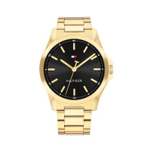 Tommy Hilfiger Herr 3-Hands Kvartsur - Rund Kapsel med Länkarmband - Modern Stil - Present till Honom 42mm