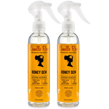 Camille Rose Curl & Detangler Spray 2-Pack - Fuktgivande Spray med Honung, Nässla & Riskli, 8 Fl Oz