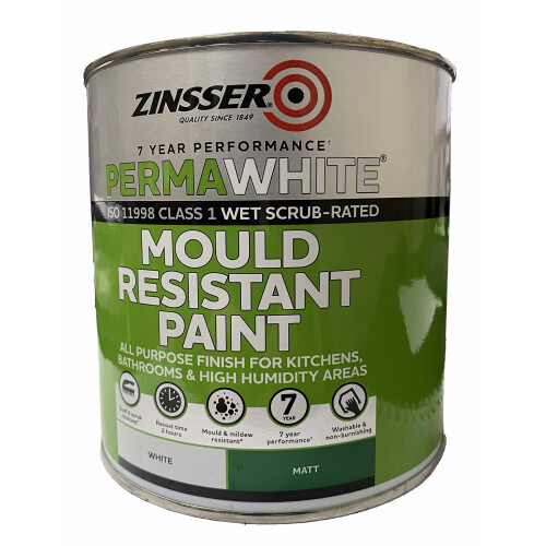 Zinsser Zinsser Perma White Self-Priming Interior Paint Matt White 1L