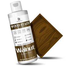 Walnut Wood Stain, 250ml Water Based Wood Stain, Matte Wooden Dye Fast Curing for Indoor and Outdoor Wooden Furniture, Doors, Window, Wardrobe, Panel